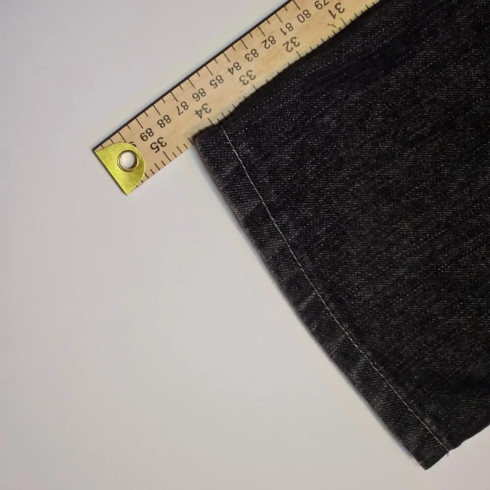Akademiks Baggy Jeans Boys 12 Black Faded Y2K Hip Hop Skater Hipster Streetwear